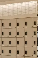 디지털 잠금장치 적용 미니멀 락커 디테일